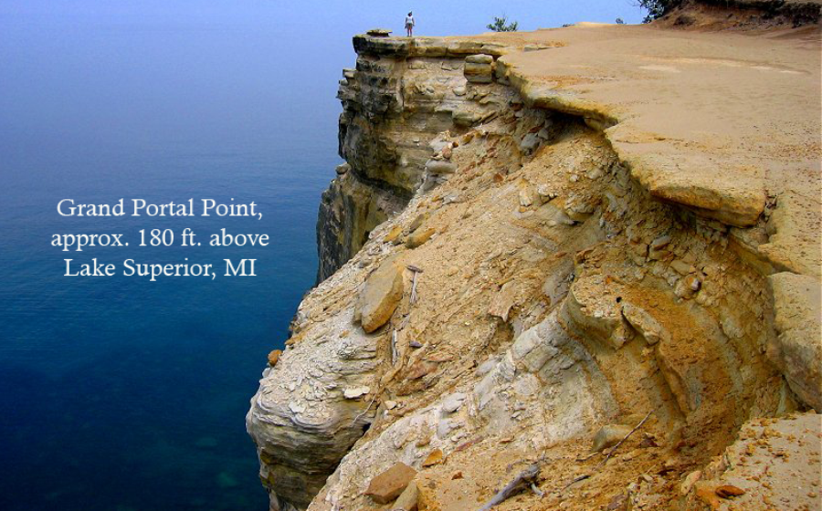 Grand Portal Point, Pictured Rocks Shorline, MI.
